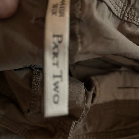 Part Two utility cargo style multiple pockets and zippers- new or like new - Picture 6 of 14